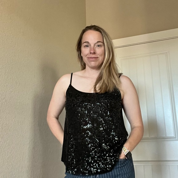 J. Crew Black Sequin Camisole - Picture 5 of 5